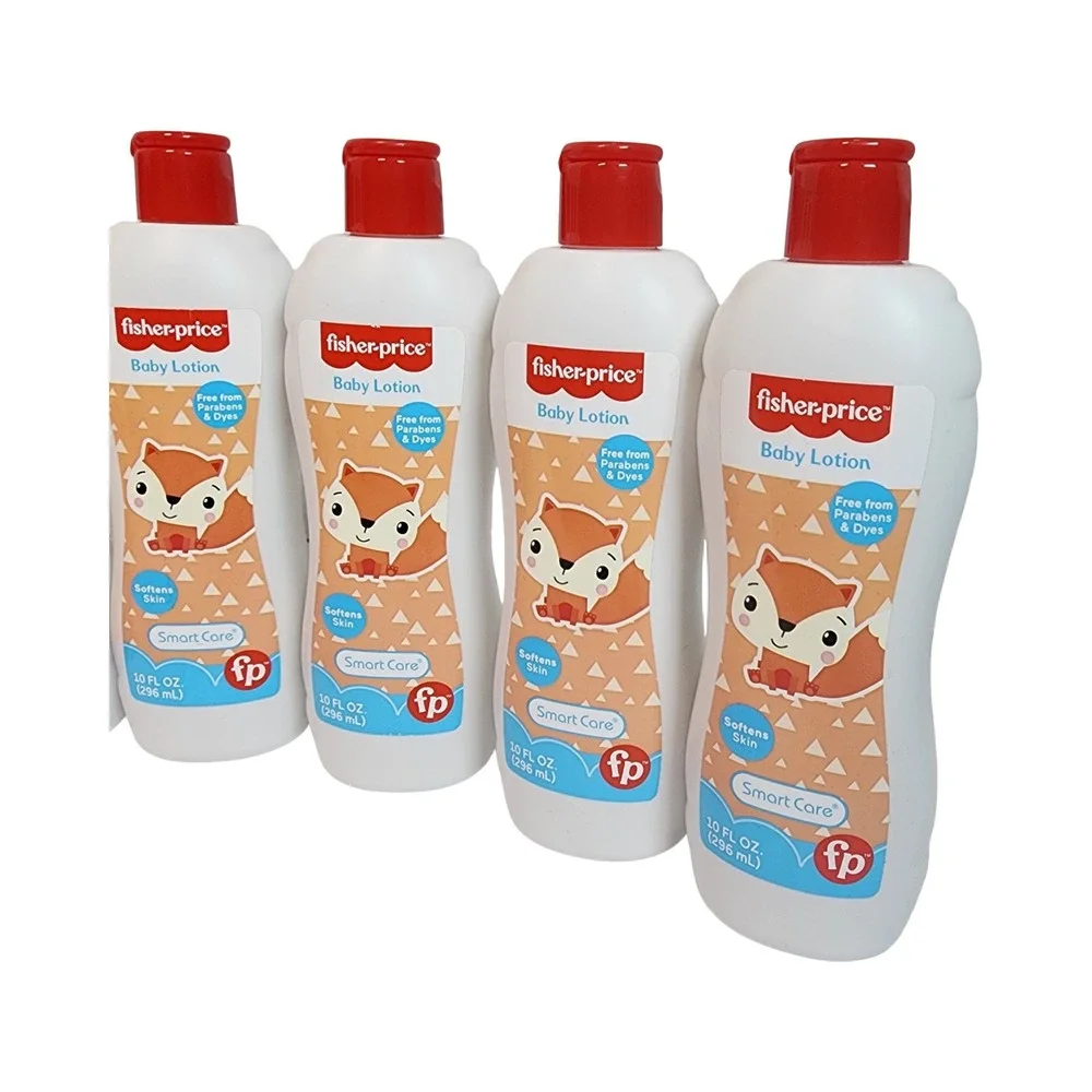 Fisher Price Baby Lotion 8 Smart Care Softens Skin Gentle 10oz Bottles Lot